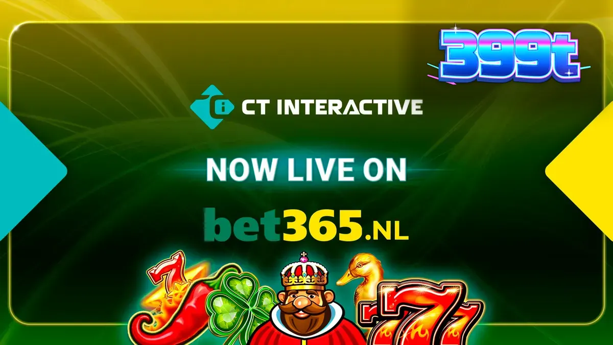 Interface de jogos de cassino online da CT Interactive em dispositivos móveis
